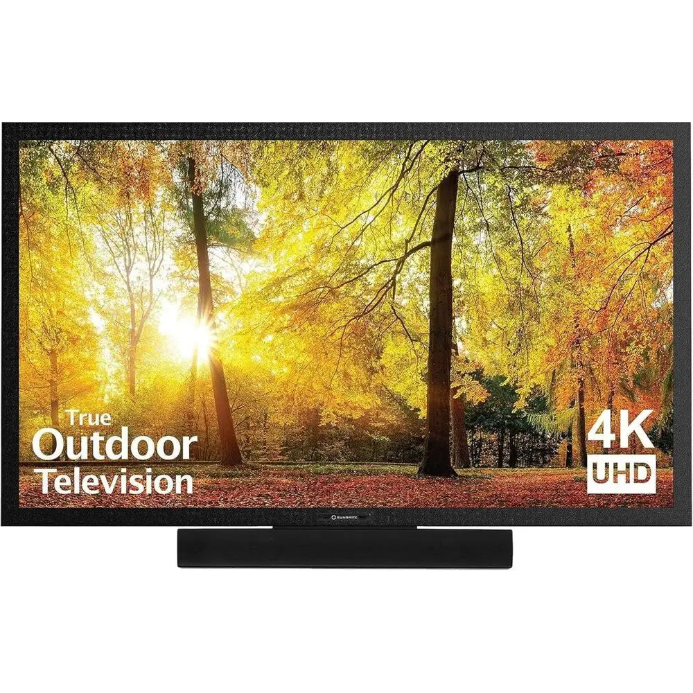 SunBrite SE 43-inch Partial Sun Outdoor TV | 4K Ultra HD LED Weatherproo Teion - Includes Speaker bar (SB-SE-43-4K-BL)