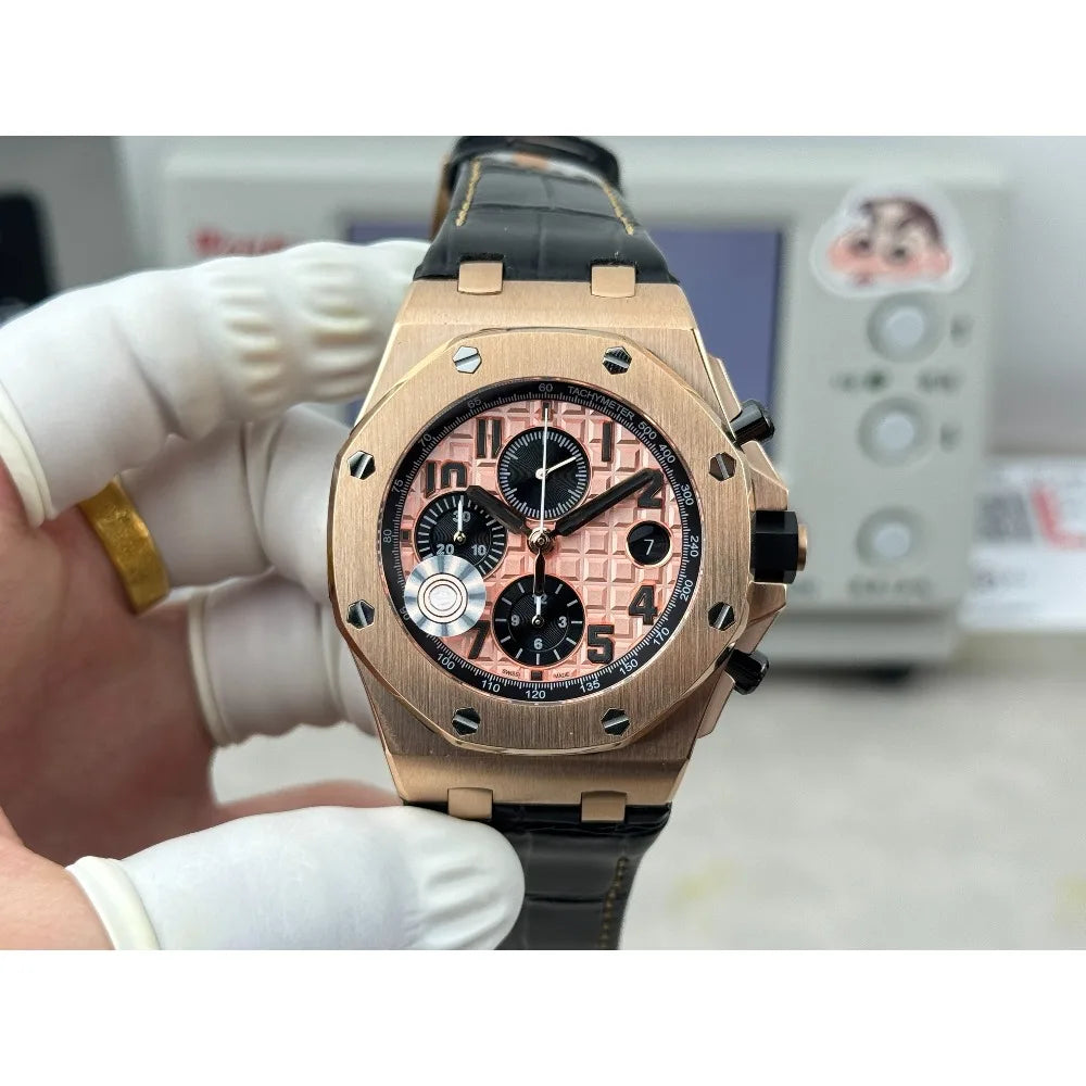 2026 A+ Top Brand Reissue Watch with Versatile Case and Moon Phase Design for Men