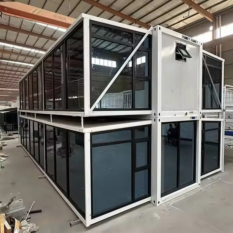 Custom prefabricated modular houses Double Wing Expansion Container 20ft 40ft Beautiful Easy to Install Expandable Box House