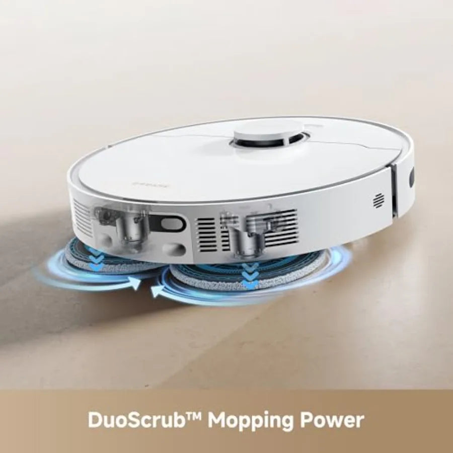 L40s Ultra CE Robot Vacuum and Mop Combo with Self-Emptying Dock 13 000Pa Suction Mop Self-Cleaning and Auto-Raising Ultrasonic