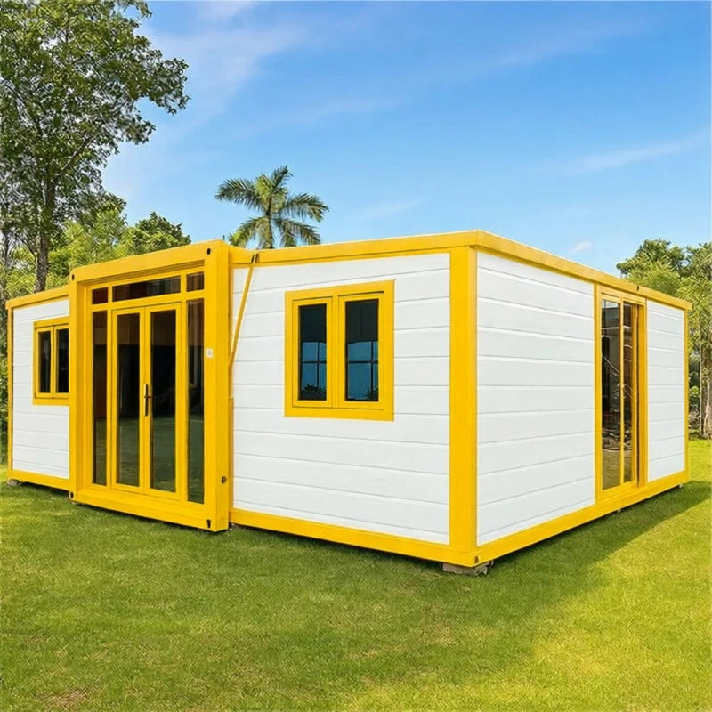 Expandable Container House Manufacturer Direct Wholesale 20ft 40ft Luxury Detachable House Mobile Tiny Home Vacation Room Cabins