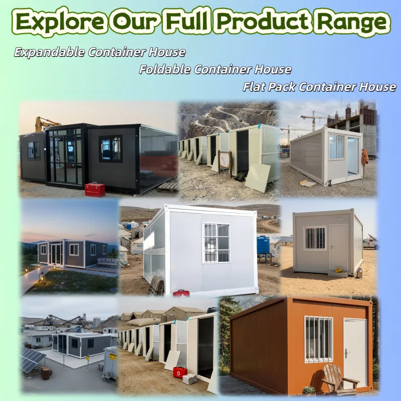 Modern Expandable Modular Cabin Foldable Container House Prefab Granny Pod Backyard Guest House