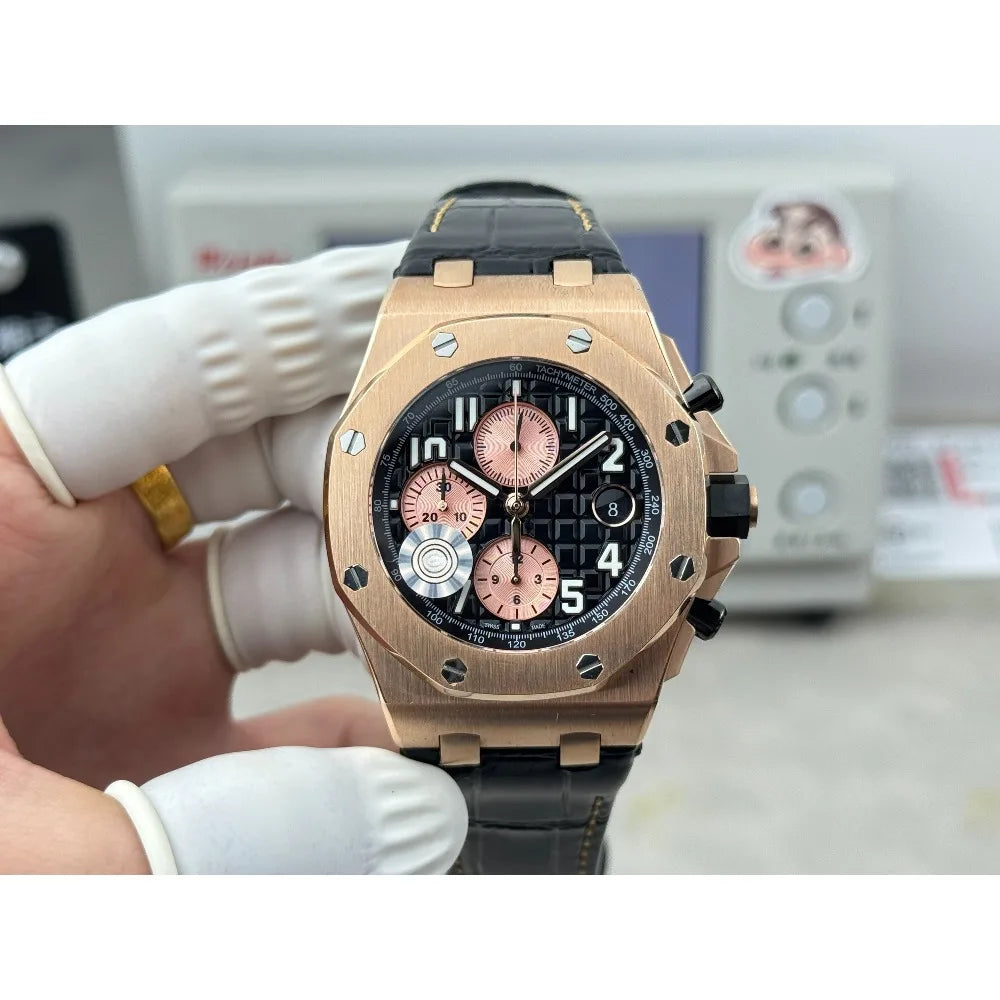2026 A+ Top Brand Reissue Watch with Versatile Case and Moon Phase Design for Men