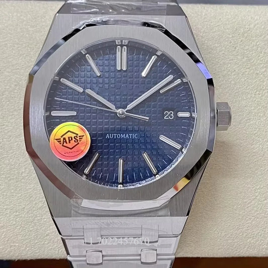 Top-grade Royal Waterproof Mechanical Watch 41mm Sapphire Crystal Stainless Steel APS Factory 3120 Power Reserve Pointer