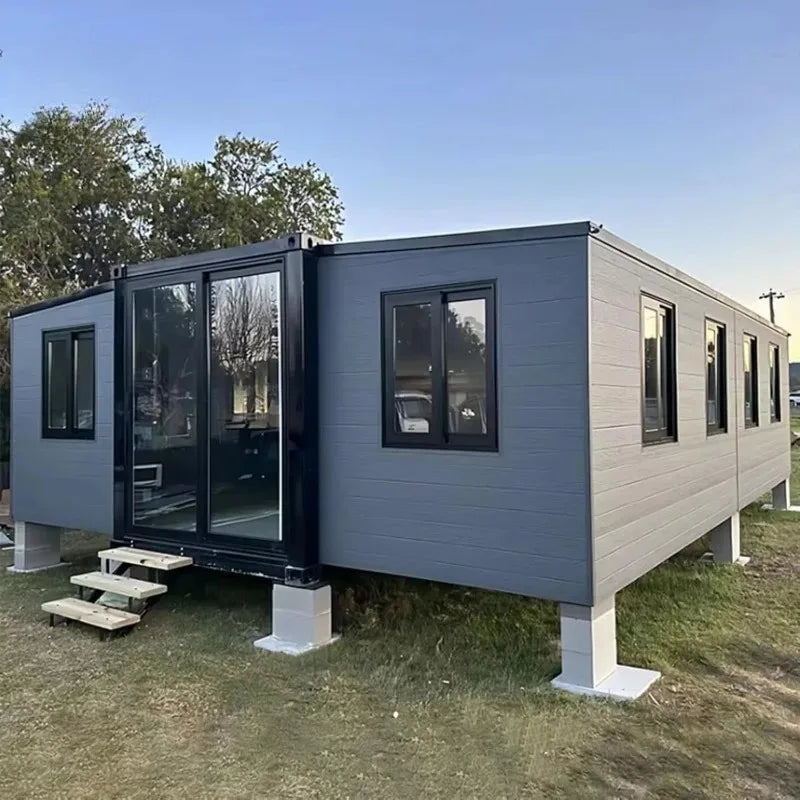 Customized Foldable Prefabricated House 20Ft Expandable Container House Prefab Modular Tiny Homes Pre Flat Pack Tiny House
