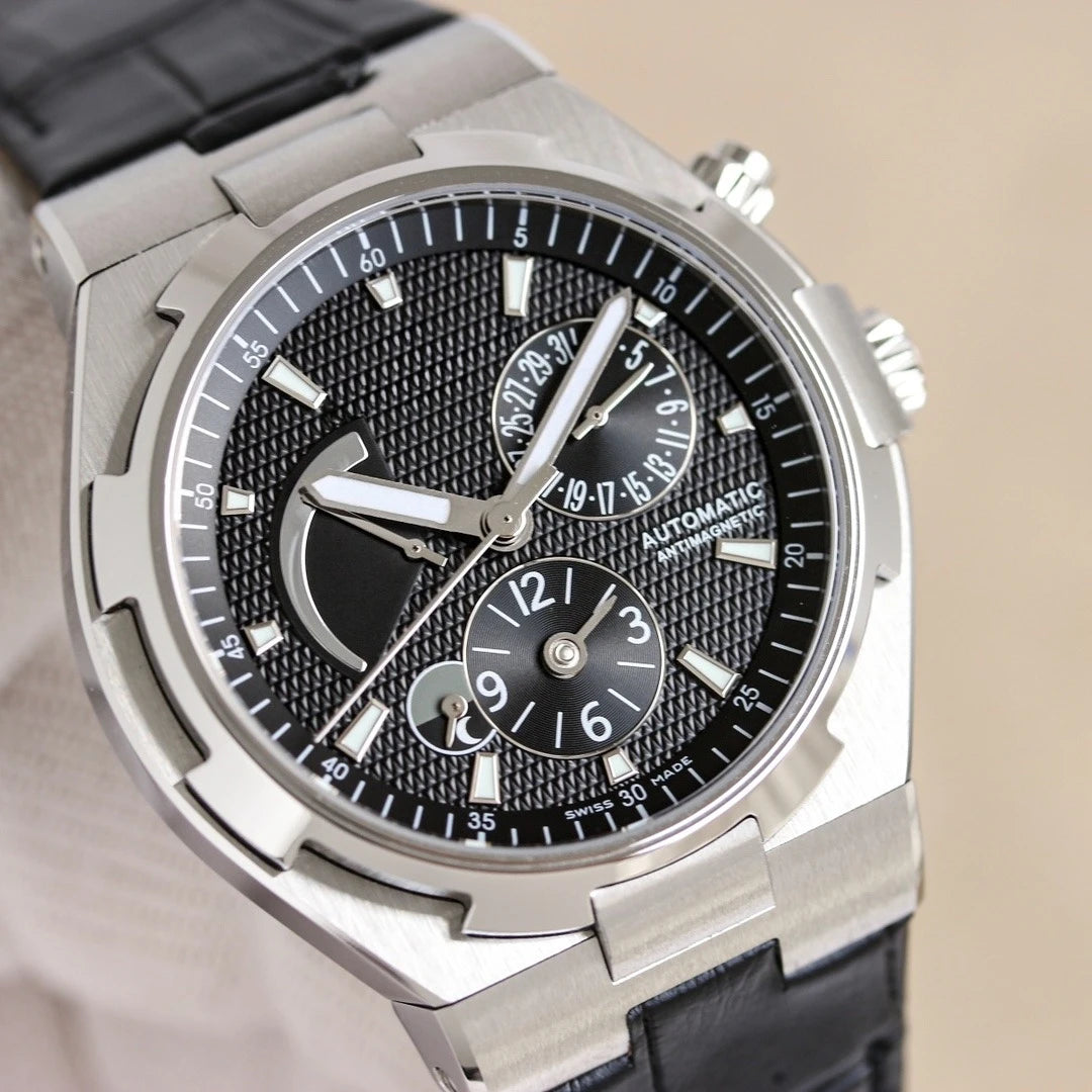 VC Top Brand Reissue Watch with Versatile Case and Moon Phase Design for Men