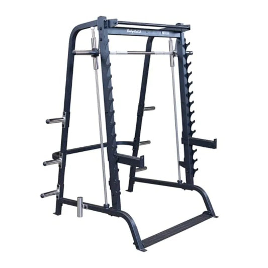 7 Angle Smith Machine Home Gym Strength Training Equipment with Adjustable Safeties Squat Rack Cage Half Rack Weight Cage Power