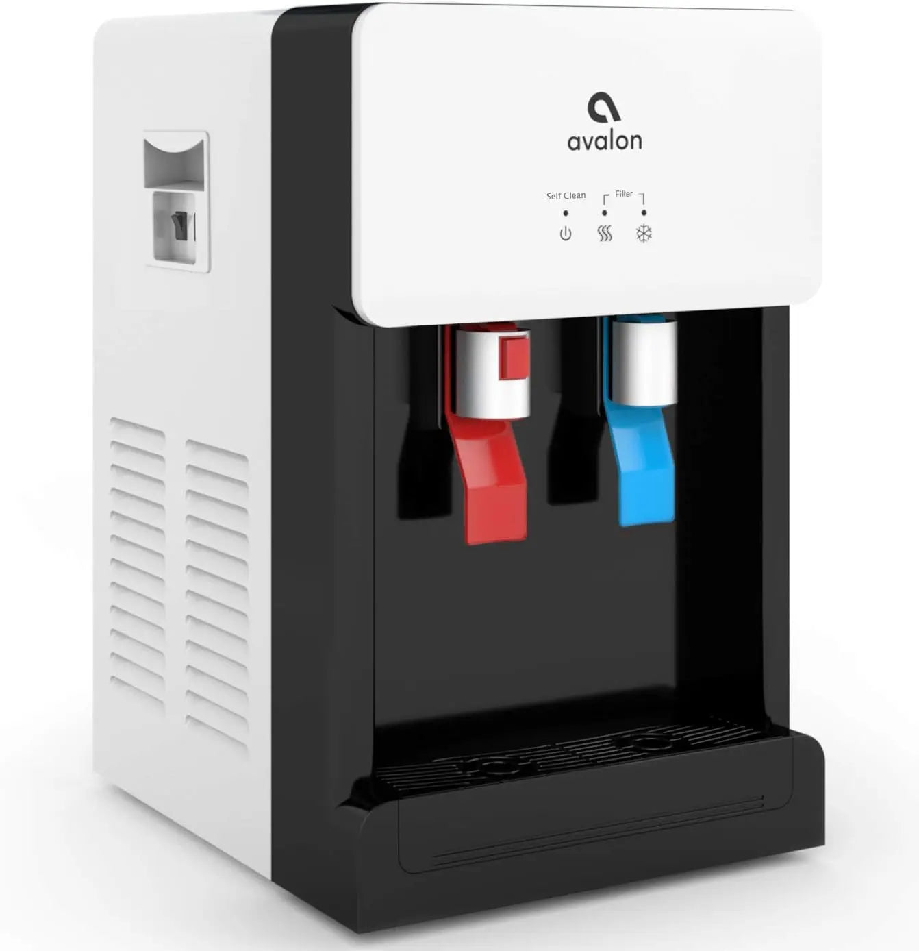 Self-Cleaning Touchless Bottleless Cooler Dispenser with Hot & Cold Water, NSF Certified Filter, UL/Energy Star, White