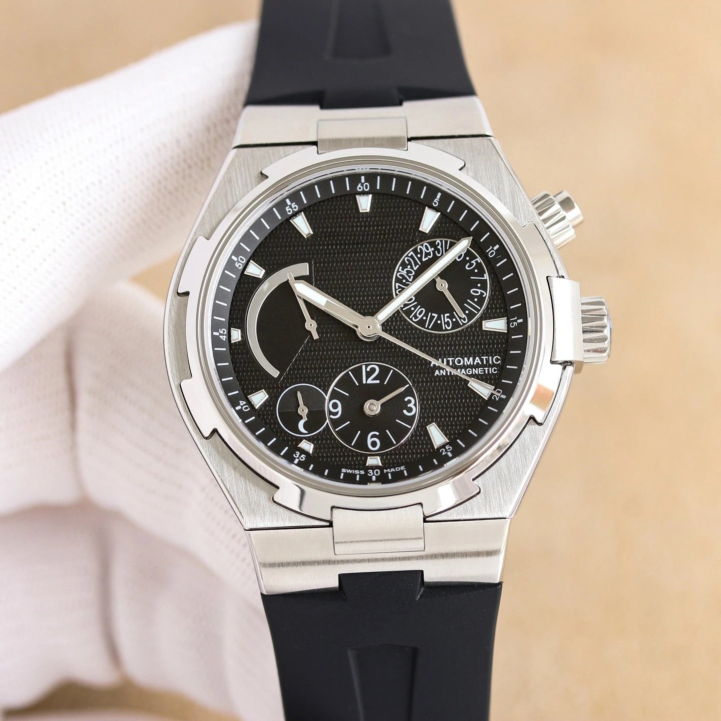 2026 New Top Brand Reissue Watch with Versatile Case and Moon Phase Design for Men