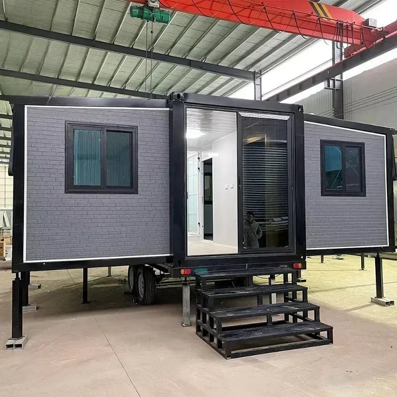 Australia 2 Bedroom Prefabricated 20Ft 40Ft Expandable Container Houses Prefab Living Villa Folding Portable Mobile Tiny Homes