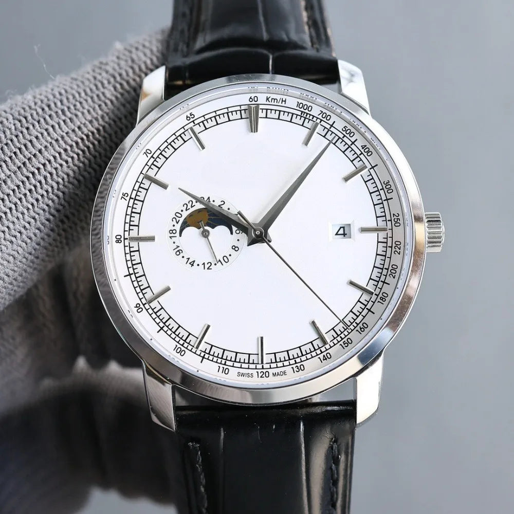 2026 New VC Top Brand Reissue Watch with Versatile Case and Moon Phase Design for Men