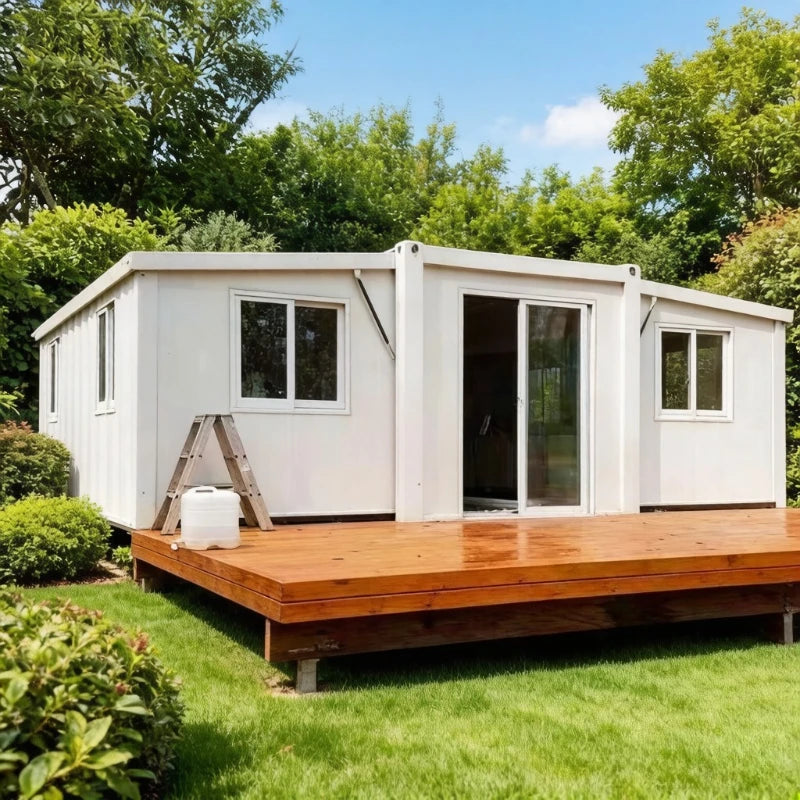 Luxury Tiny Home Expandable Container Houses Garden Greenhouses Mobile Portable House Modern Steel Structure Frame Folding Room