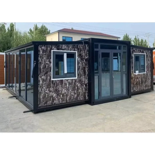 Best Price Folding Expandable Container House Insulated 40ft 30ft 20ft Villa Prefabricated Waterproof Prefab Mobile Home