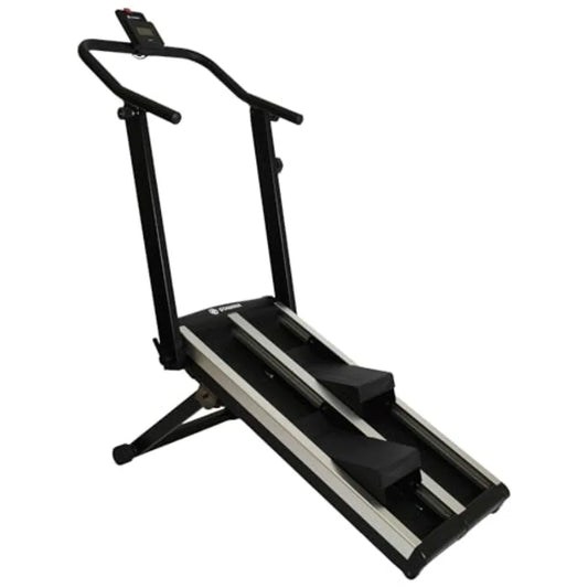 Climber Compact Exercise Machine for Home Workout in Black with Durable Steel Frame and Smooth Resistance for Effective Cardio