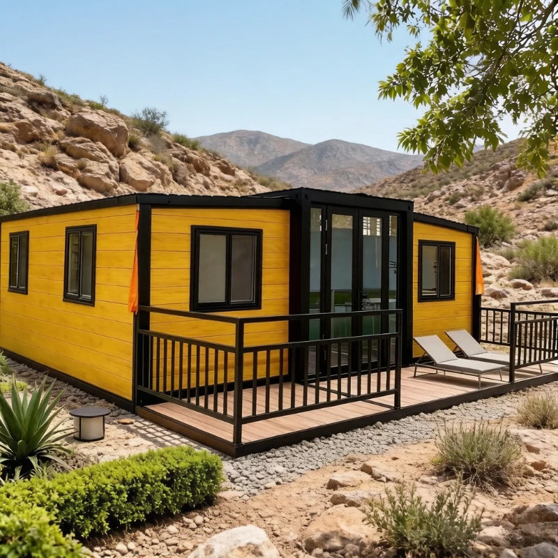 Directly Factory Sale Expandable Container House 2 3 4 Bedroom Prefabricated House Portable Mobile Tiny Home Steel Garden Rooms