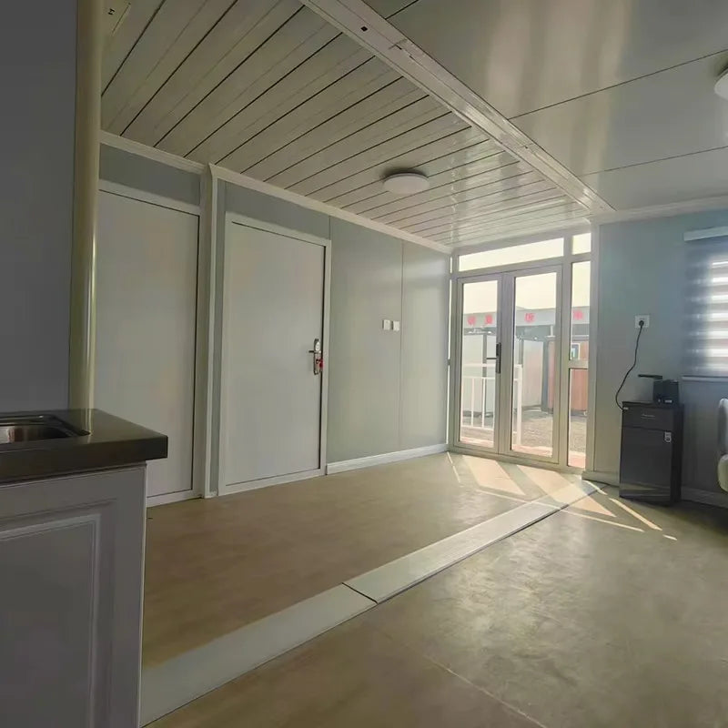 Customized Prefabricated House In Foldable Container Layout For Campsites RV Parks And Glamping Resorts
