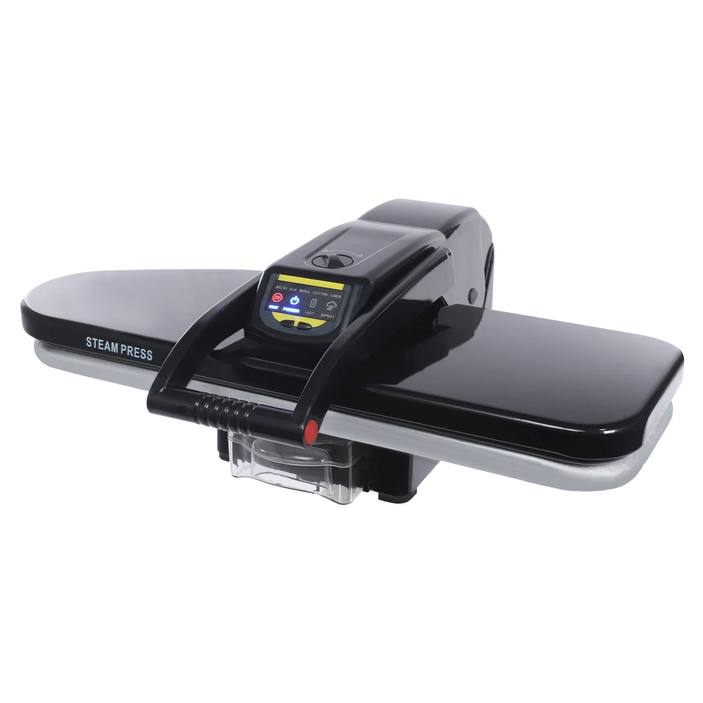 1600W Intelligent Ironing Machine Digital Steam Press, Steaming Iron Touchscreen with Multiple Fabric Settings and Steam Burst