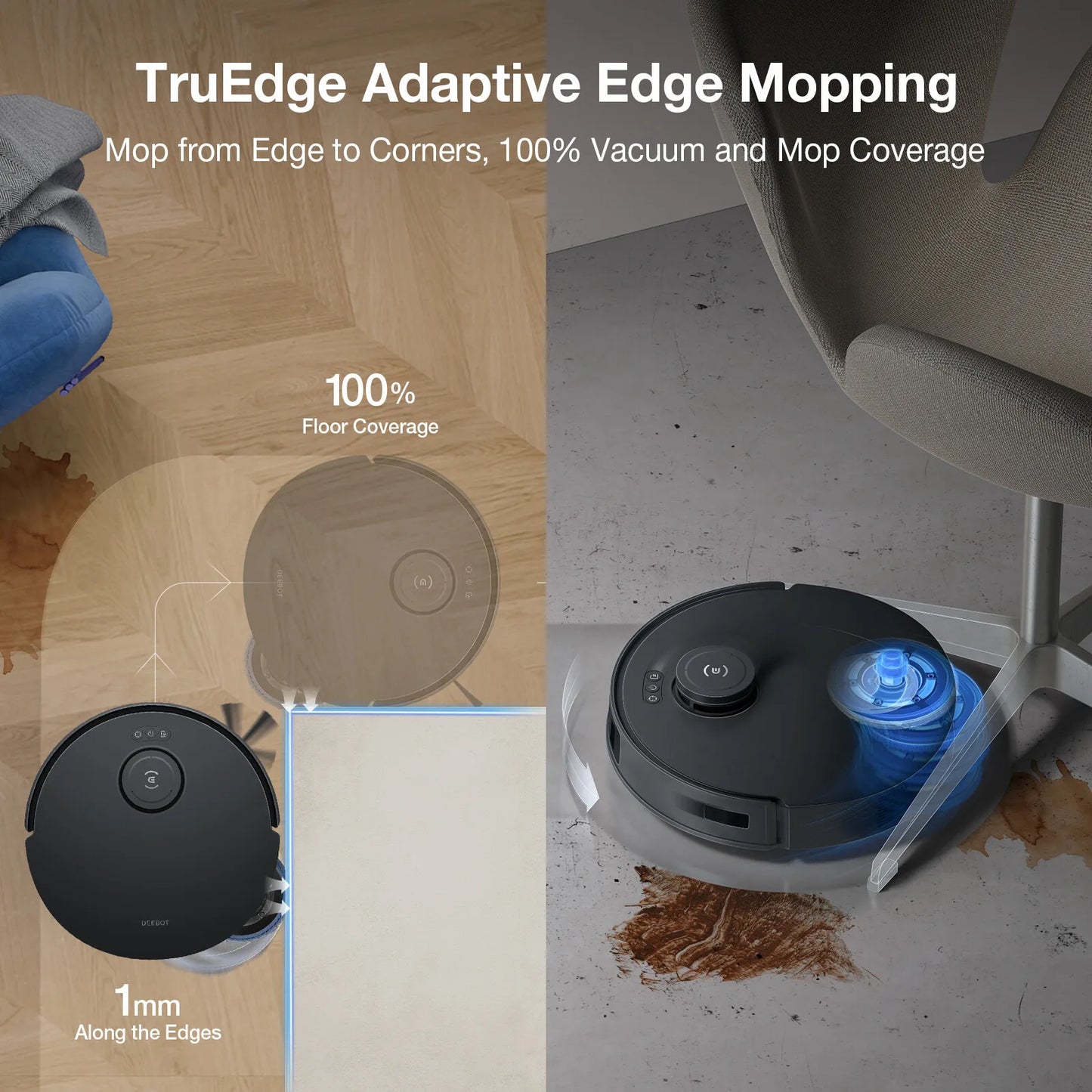 T30S Pro robot vacuum cleaner and mop 11000Pa 10 in 1