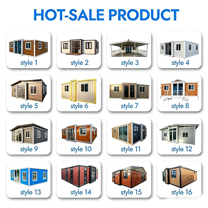 Modern Expandable Modular Cabin Foldable Container House Prefab Granny Pod Backyard Guest House
