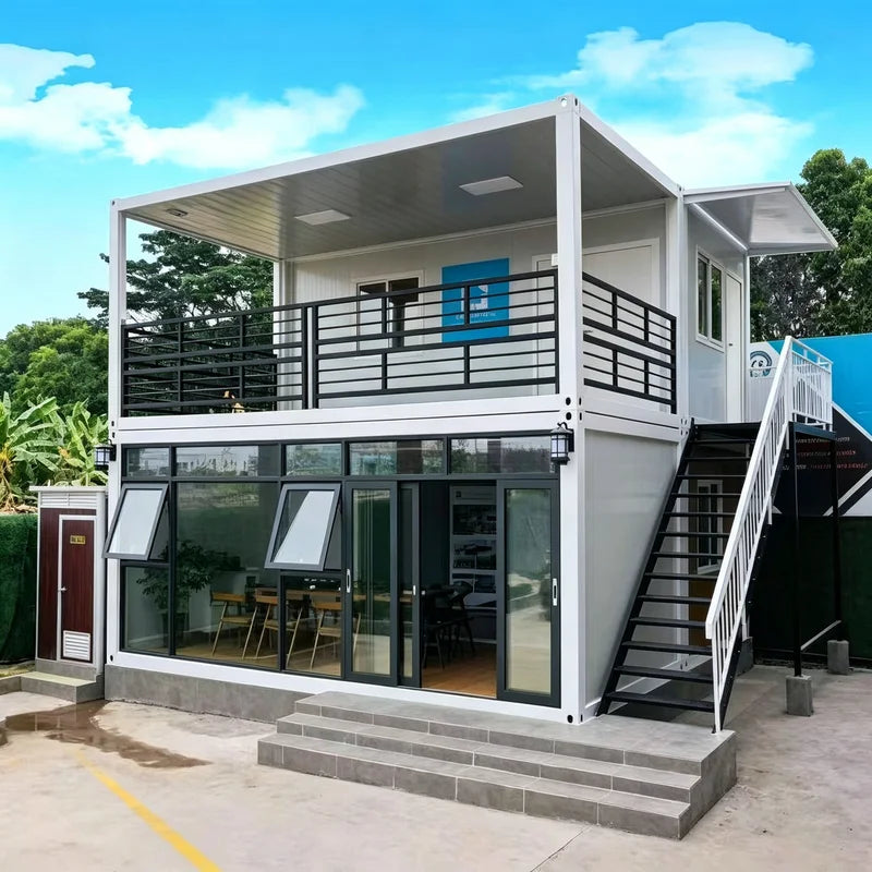 Mini Homes To Live In Luxury Prefabricated House Stackable Foldable Container House Site Foldable Home