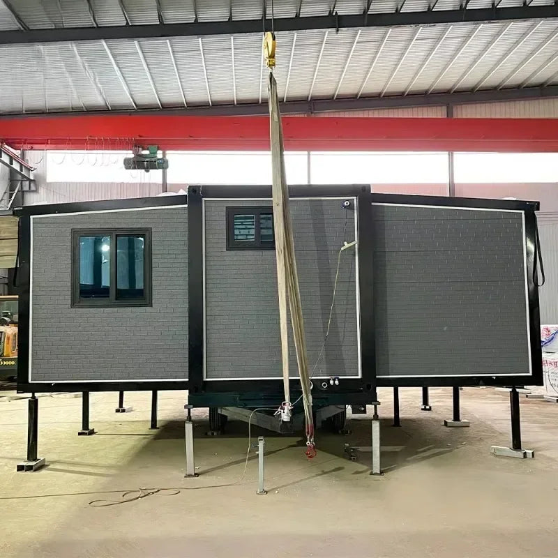 Australia 2 Bedroom Prefabricated 20Ft 40Ft Expandable Container Houses Prefab Living Villa Folding Portable Mobile Tiny Homes