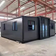 3 Bedroom Expandable House 20Ft 40Ft Portable Folding Mobile Prefa Home Modular Container House with Kitchen Washroom