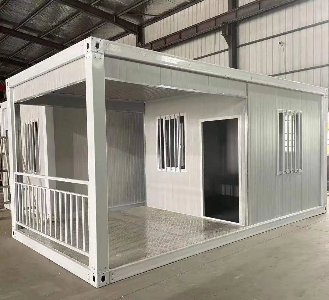 Outdoor Powder Coated Container House Anti Rust Treatment Prefab House Heavy Duty Aluminum Alloy Prefabricated Container