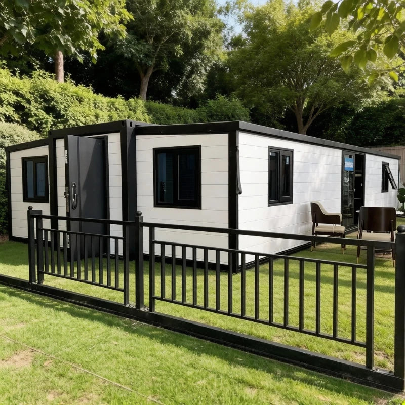 Directly Factory Sale Expandable Container House 2 3 4 Bedroom Prefabricated House Portable Mobile Tiny Home Steel Garden Rooms