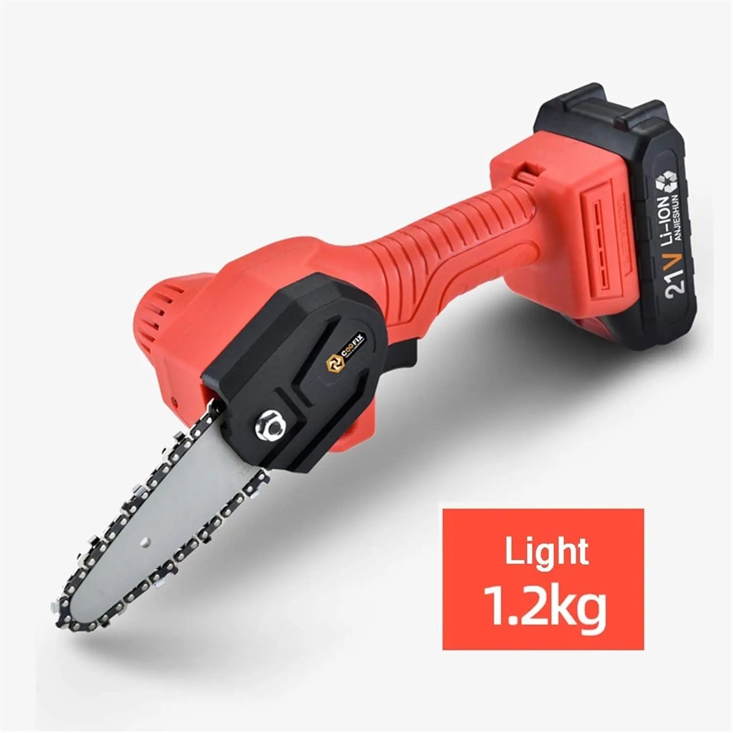 Mini Cordless Brushless Chain Saw Electric Pruning Saw with Non Slip Handle for Farms Ranches Home Garden Logging