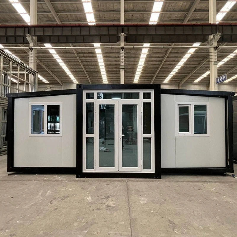 2 3 Bedroom Prefabricated Expandable Container House Prefabricated Steel Frame House Cabins 20ft 40ft Mobile Container Home