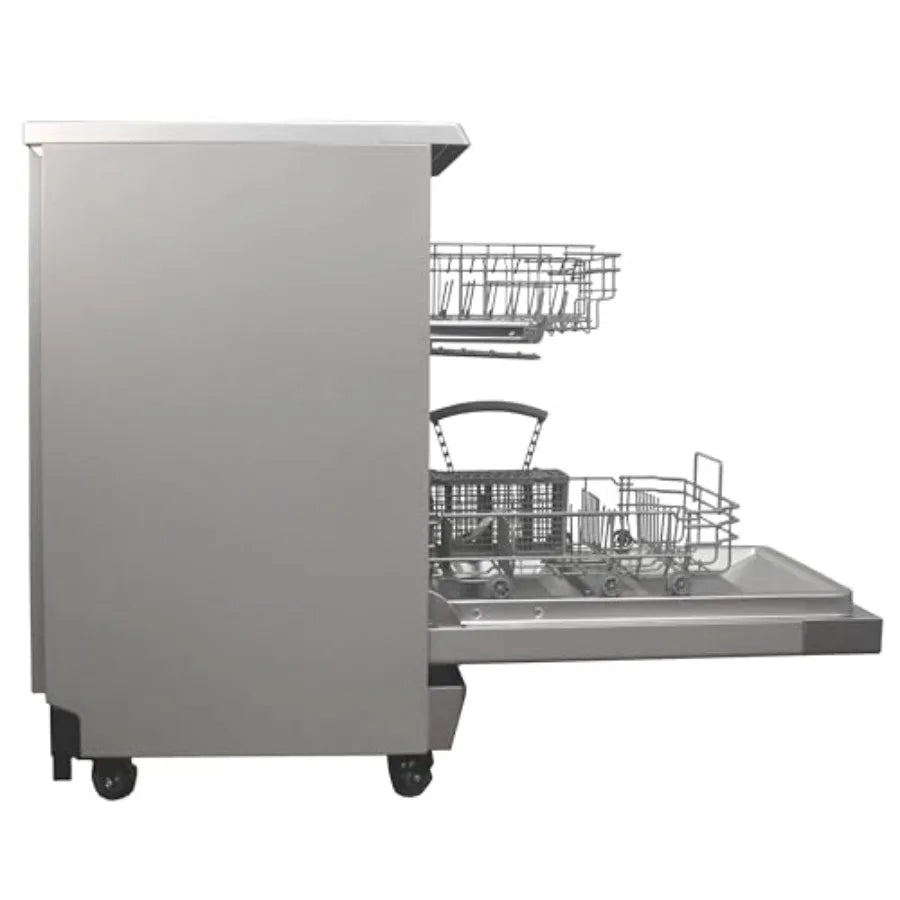 18 Portable Dishwasher with ENERGY STAR Stainless Steel Compact Kitchen Solution for Efficient Cleaning Durable Stainless Steel