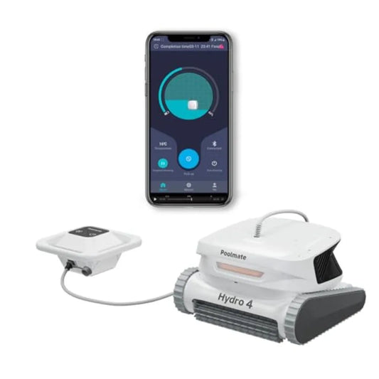 Chasing Hydro 4 Cordless Pool Vacuum for Inground Pools 210-Min Battery Pool Robot for Floor Wall Waterline Cleaning Smart App