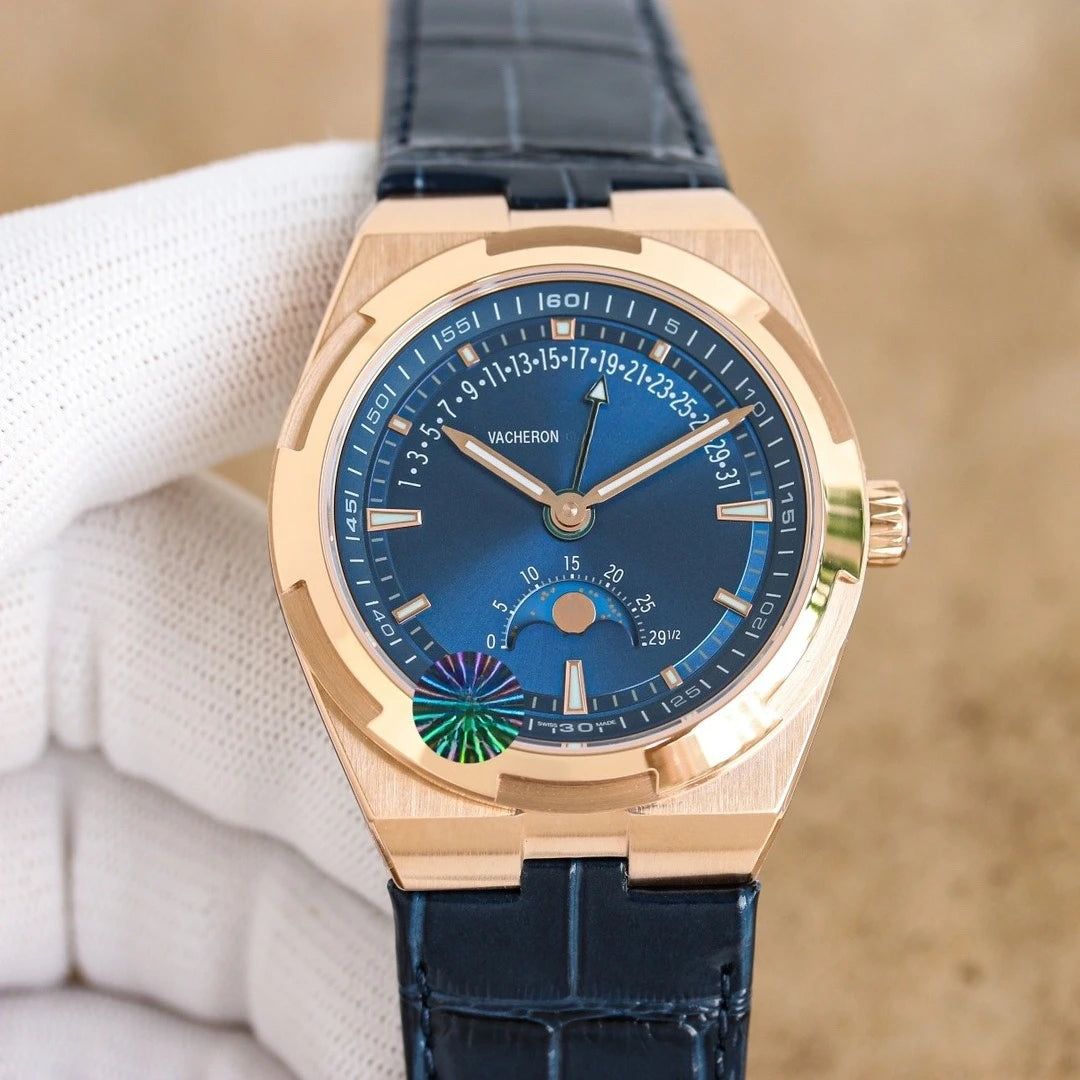 2026 New VC Top Brand Reissue Watch with Versatile Case and Moon Phase Design for Men