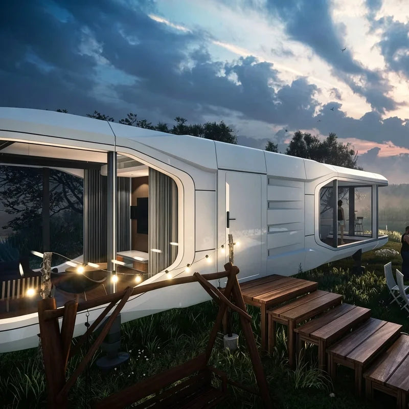 Mini Homes To Live In Luxury Prefabricated House Stackable Foldable Container House Site Foldable Home