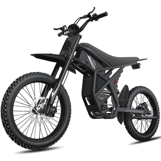 Electric Dirt Bike,25 Inch Motorcycle Tires, Max 37 MPH & 85 Mile Long Range, Dual Hydraulic Brakes & Full Suspension