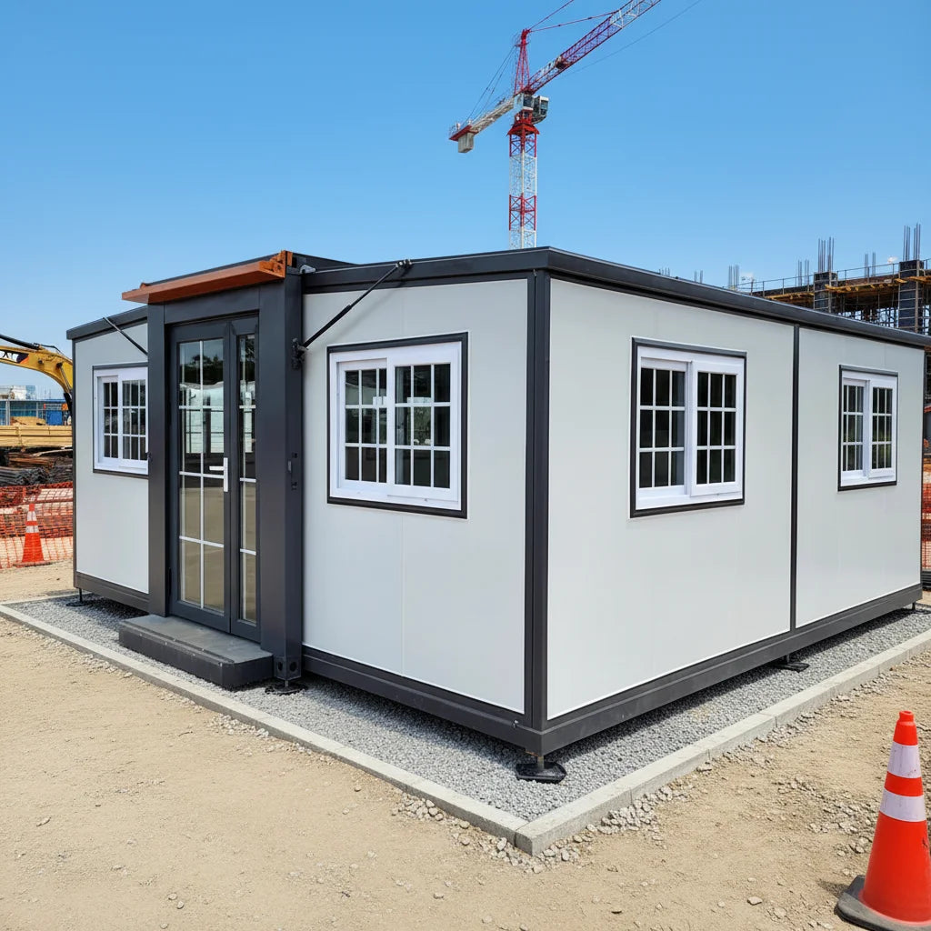 Outdoor Powder Coated Container House Anti Rust Treatment Prefab House Heavy Duty Aluminum Alloy Prefabricated Container