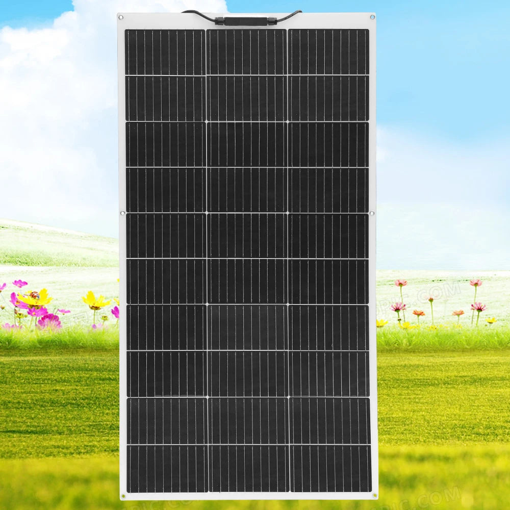 WUZECK Flexible rechargeable solar panel battery 100W 1pcs ~10 pcs High Efficiency Cell (100W, 200W, 300W ,400W,500W 1000W)