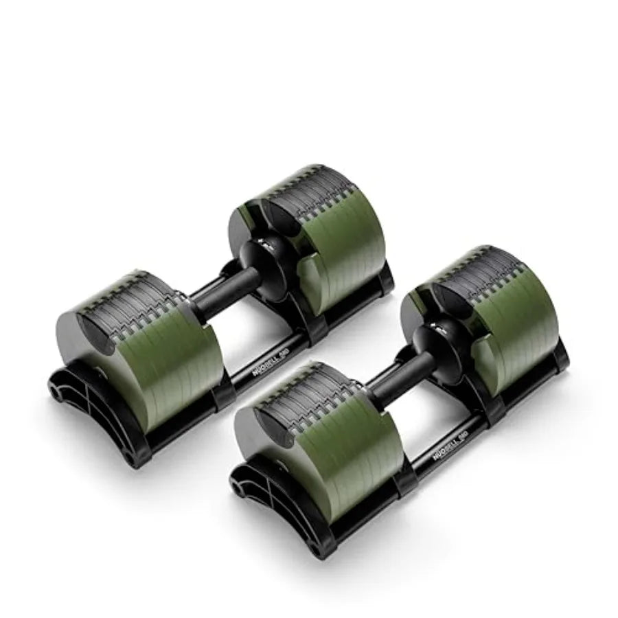NOBELL Adjustable Dumbbell Set 5-50 LB or 5-80 LB Easy Twist 2024-25 Model All-In-One Weights Set Pair for Home Original Manufa