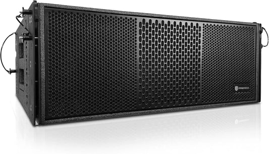 PRORECK Dual 8''Full Range 4000W P.M.P.O Powered Line Array Speaker Portable Professional Sound System,DSP Speaker,High-Fidelity