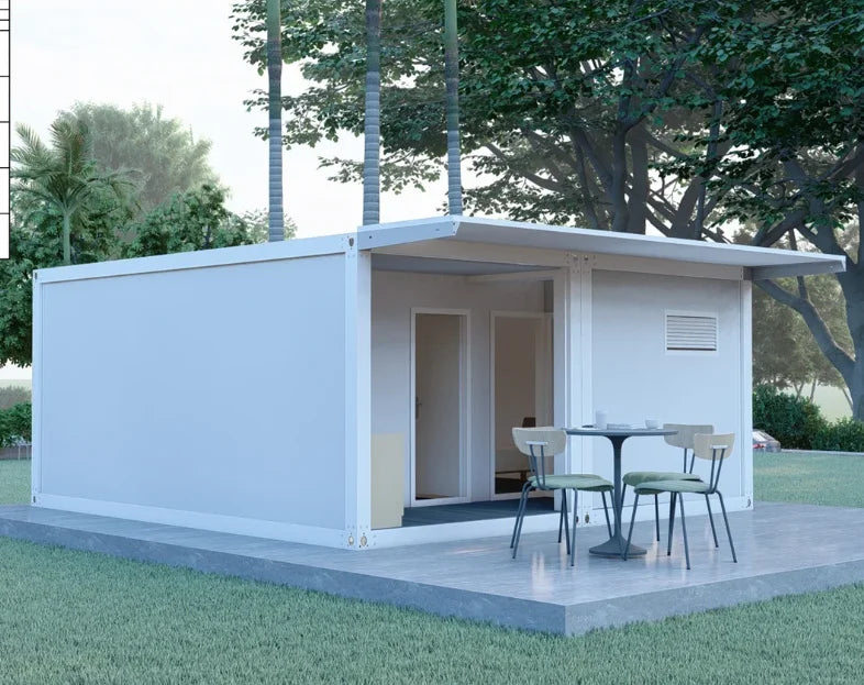 Wholesale 40ft Prefabricated Steel Frame Container House Sandwich Panel Residential Unit Easy Install for Office Building