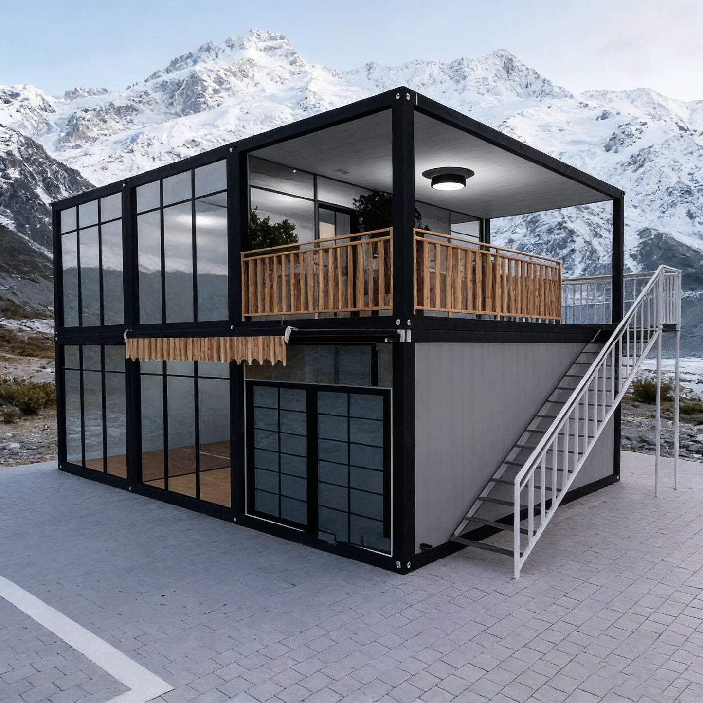 Modular Micro Office Houses Detachable Steel Container Cabins Prefabricated Mobile Living Sites for Emergency Rescue customized