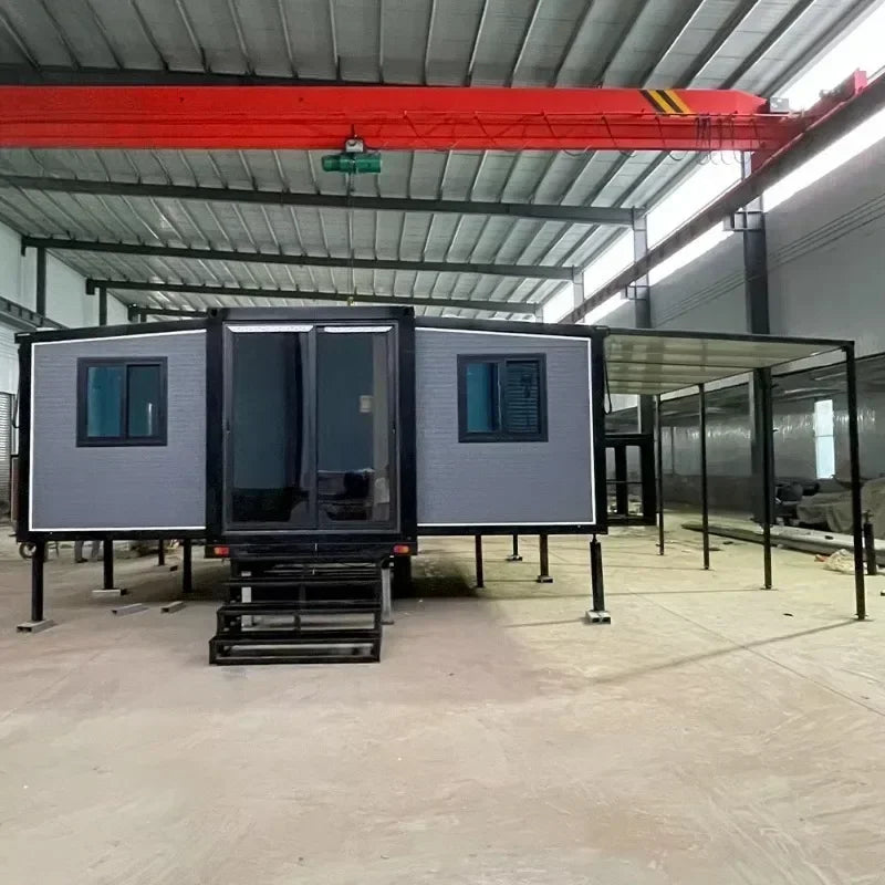 Australia 2 Bedroom Prefabricated 20Ft 40Ft Expandable Container Houses Prefab Living Villa Folding Portable Mobile Tiny Homes