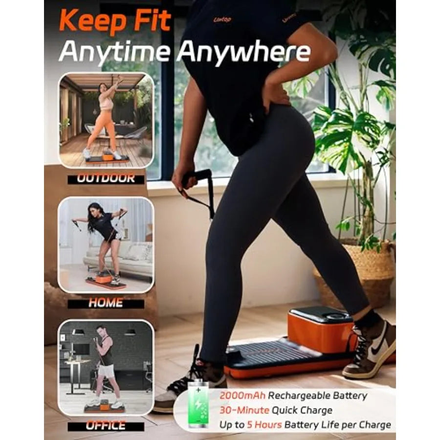 Smart Portable Home Gym Strength Training Workout Cable Machine All in One Fitness Equipment for Home or Travel 220LBS Resistan