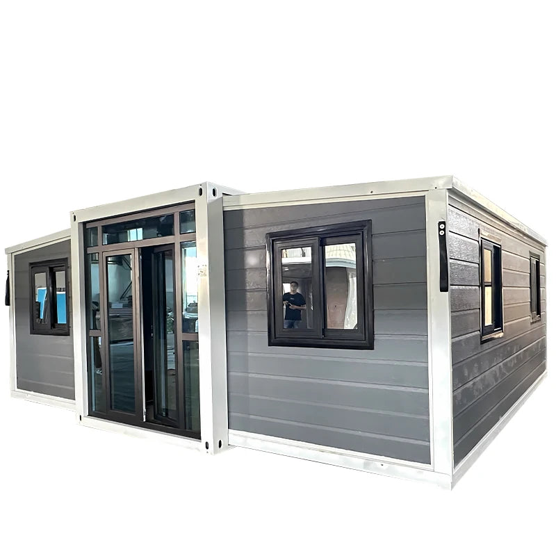 Customized Folding Prefabricated Modular House Expandable Portable Container Home For Quick Housing Setup  Worker Accommodation
