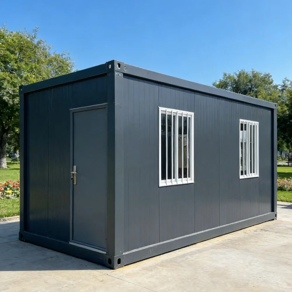 Outdoor Powder Coated Container House Anti Rust Treatment Prefab House Heavy Duty Aluminum Alloy Prefabricated Container
