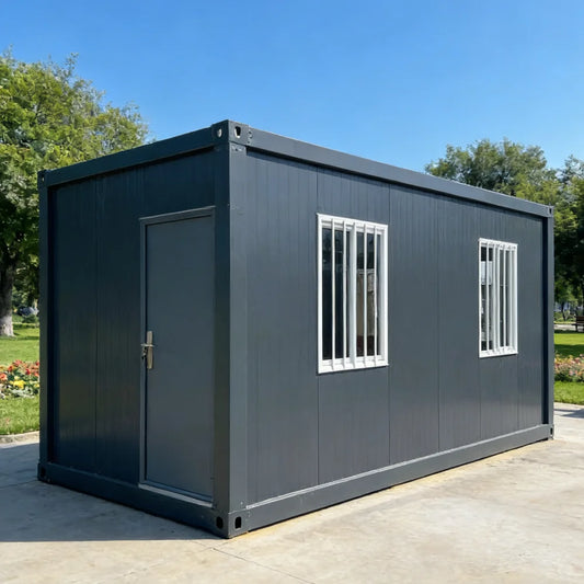 Outdoor Powder Coated Container House Anti Rust Treatment Prefab House Heavy Duty Aluminum Alloy Prefabricated Container