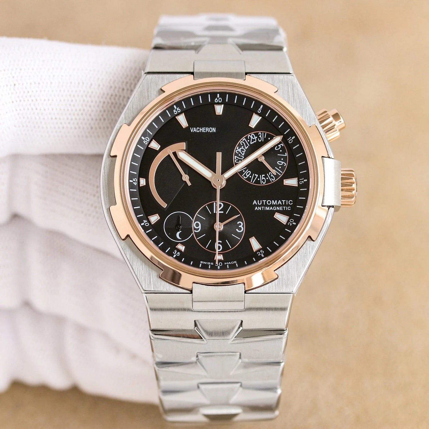 2026 New Top Brand Reissue Watch with Versatile Case and Moon Phase Design for Men