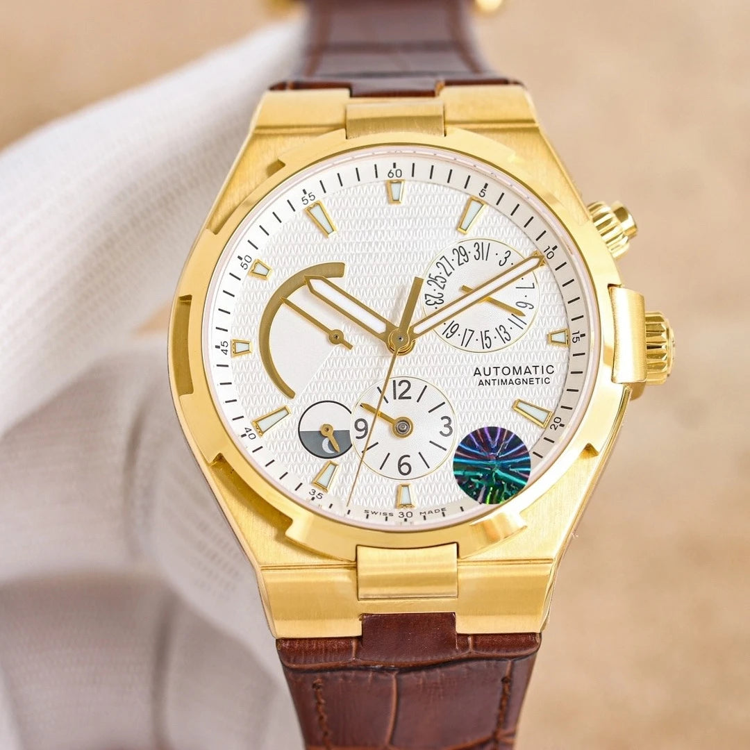 2026 New VC Top Brand Reissue Watch with Versatile Case and Moon Phase Design for Men