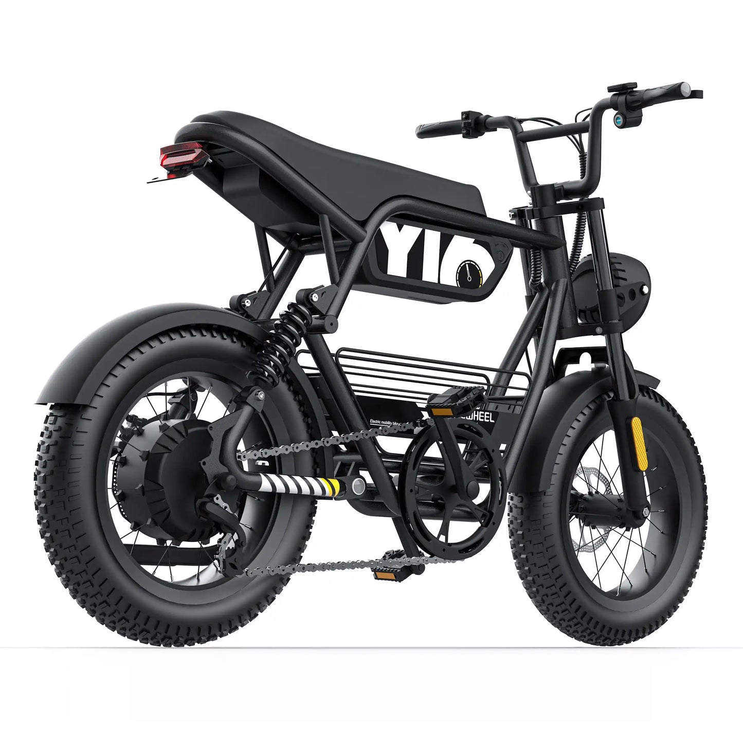 Coswheel Y16 adult E-bike 1000W 48V15Ah battery commute Electric Bike,16-inch Fat Tire E-Mountain bike
