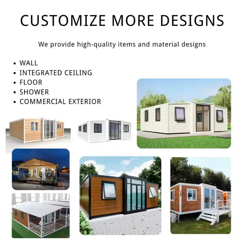 Container Homes 3 Bedroom Eco Houses Apple Traditional Prefabricated  Prefab 40 Ft Home Tiny Module Pool Villa Luxury